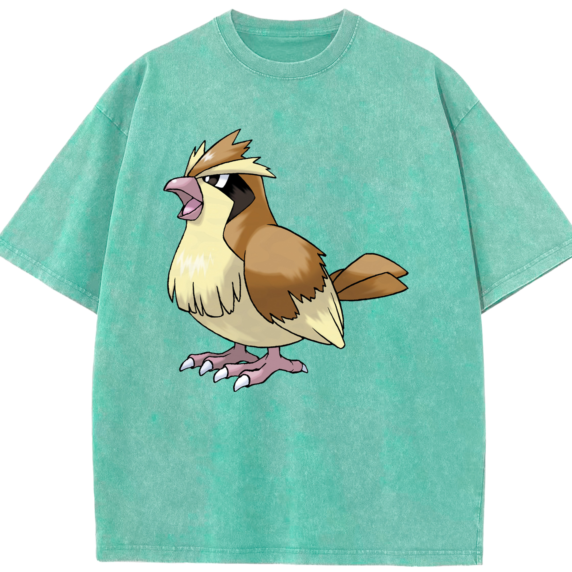 （画像用） ポケットモンスター Pokémon 綿100% ヴィンテージ風 半袖Tシャツ（フロントプリント）